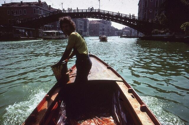 Coloración del Gran Canal de Venecia, 1968.