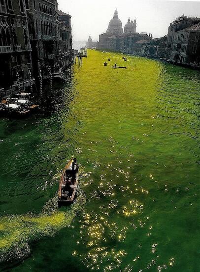 Coloración del Gran Canal de Venecia, 1968