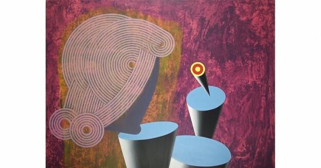 Flor, acrílico sobre tela, 150 x 200 cm, 2016