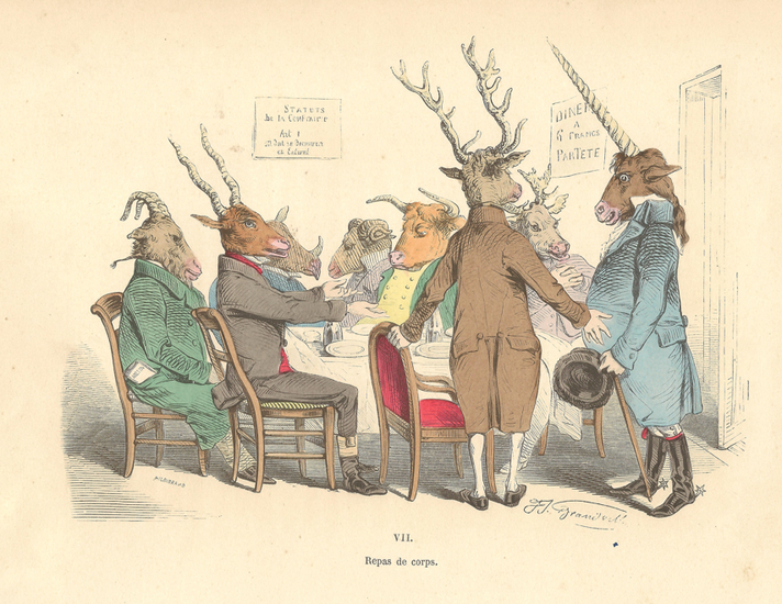 Caricatura Francesa del siglo XIX