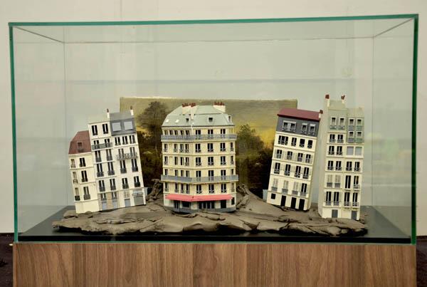 Maqueta de casas de París