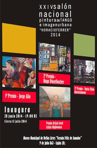 XXI Salón Nacional de Pintura, de tango e imagen urbana
