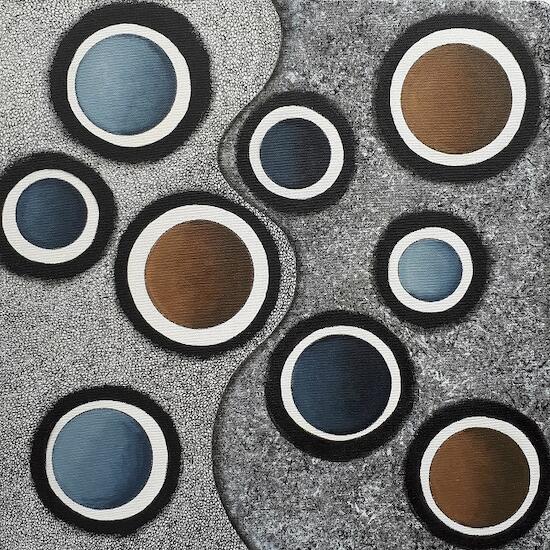 Box Blue Grey I