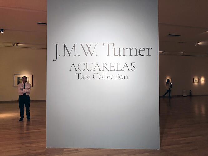 Turner + Performance en el Bellas Artes 