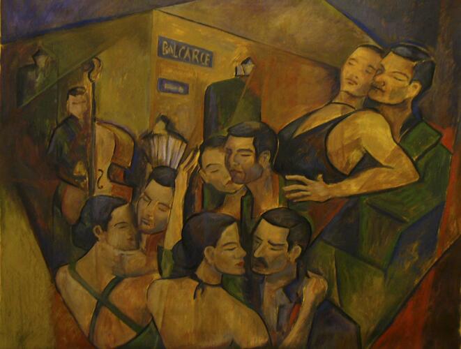 XXI Salón Nacional de Pintura, de tango e imagen urbana,  "Horacio Ferrer" 2014.