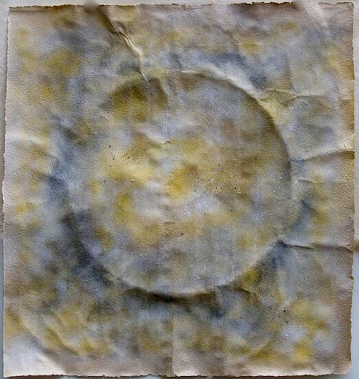 Circle, Pigment and Acrilic on Antaimoro Paper
