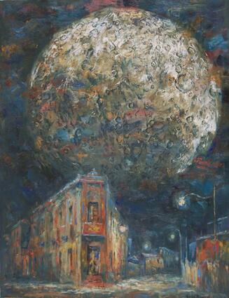 Barrio plateado por la luna 