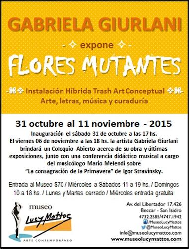 Texto curatorial de Flores Mutantes