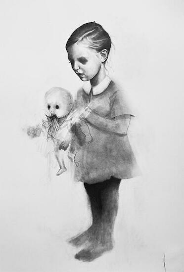 Portate bien! grafito sobre papel