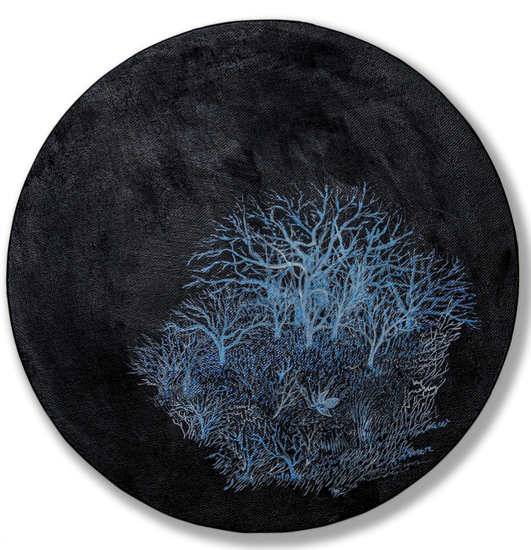 Bosques flotantes Tintas sobre tela