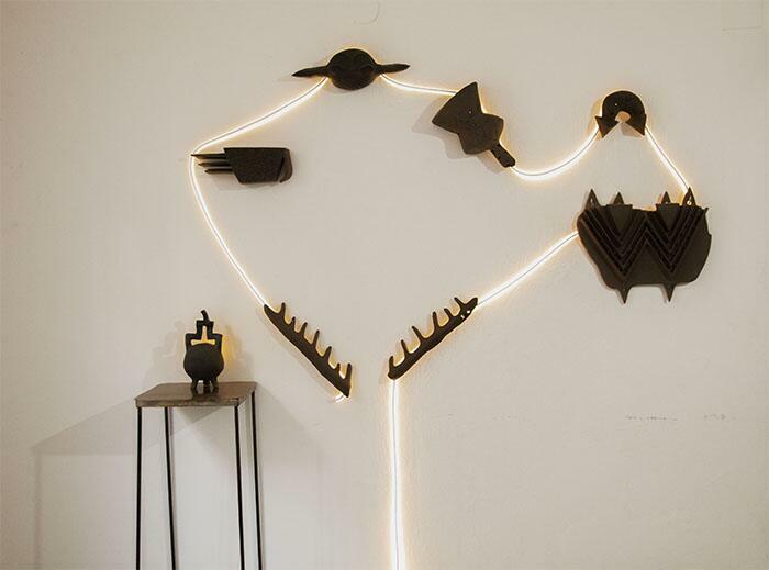 Ceramica escultórica de la serie "La permanencia de la oscuridad"