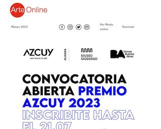 Convocatoria Abierta Premio Azcuy