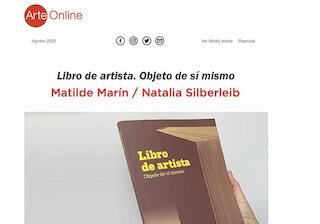 Libro de artista. Objeto de sí mismo. Matilde Marín / Natalia Silberleib