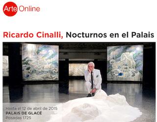 Ricardo Cinalli, en el Palais