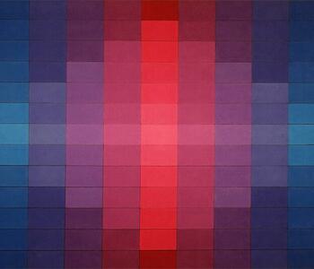 Intihuasi II. Puente, Alejandro. Fecha: 1973. Técnica: Acrílico sobre tela. Medidas: 80 x 120 cm. 