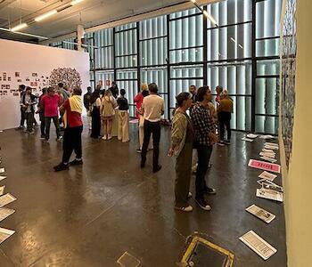 Espacio de exhibición de AMT en el Pabellón Matarazzo