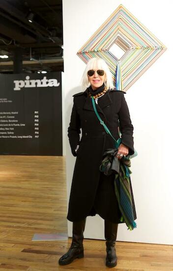 Marta Minujín en Pinta NY 2013