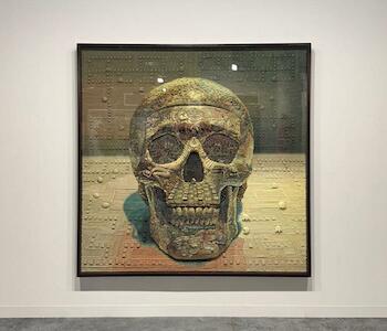 La Calavera de Mondongo es la imagen de esta nueva edición de la Semana del Arte en Miami.