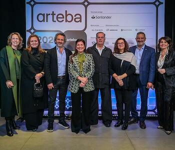 Miembros de la Fundación ArteBA durante la presentación