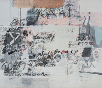 SARAH GRILO. Rosado y gris. Óleo sobre lienzo. 80 x 99,1 cm.1975. Precio realozado: USD 56.700. Ph.: Christie’s Web 