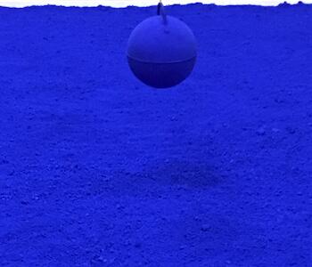 Azul Klein brilla en La Boca