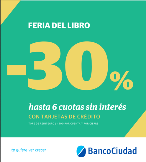 Banco Ciudad en la Feria del Libro