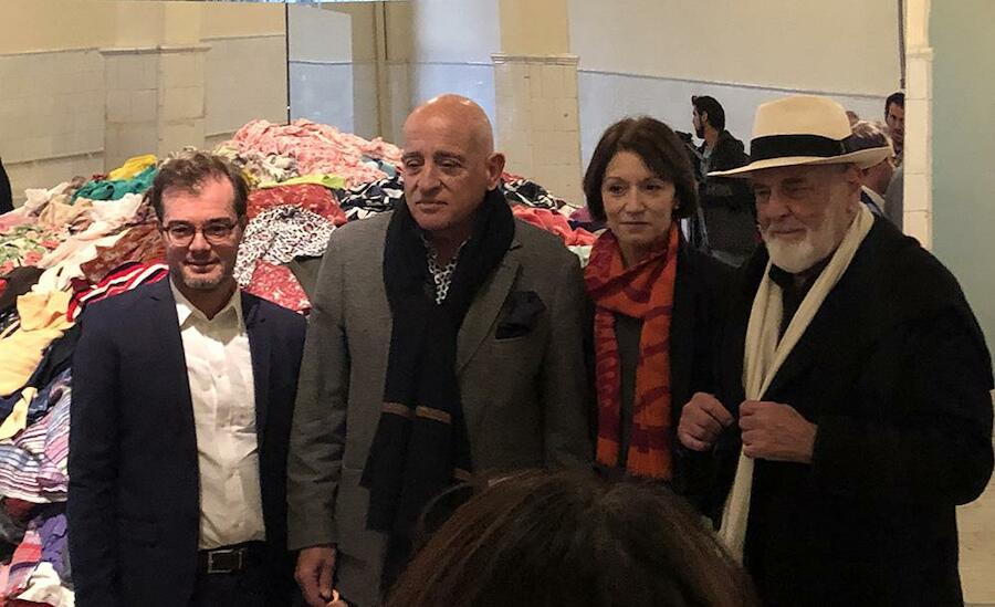 Enrique Avogadro, Aníbal Jozami, Diana Weschler y Michelangelo Pistoletto