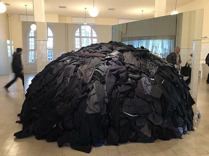 Pistoletto en el Museo de los Inmigrantes