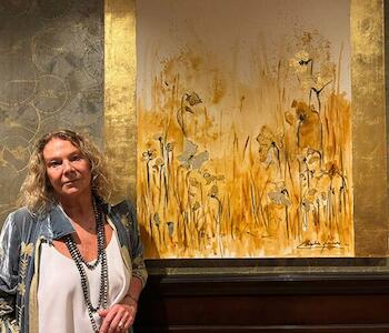 Claudia Lucini en el Círculo Italiano