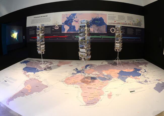 Mapa de los cables submarinos