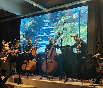 ORQUESTA ENMASCARADA la encargada de ponerle música al evento