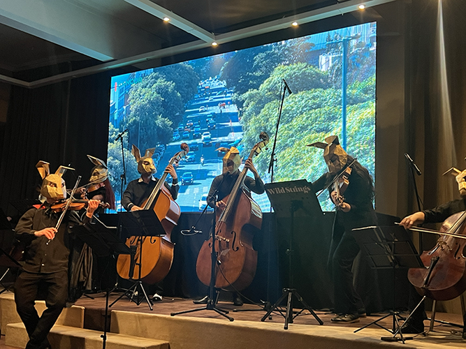 ORQUESTA ENMASCARADA la encargada de ponerle música al evento
