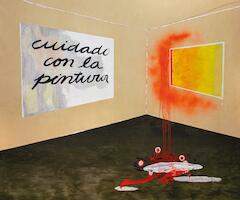 Cuidado con la pintura, de Alejandra Seeber. Gentileza Malba