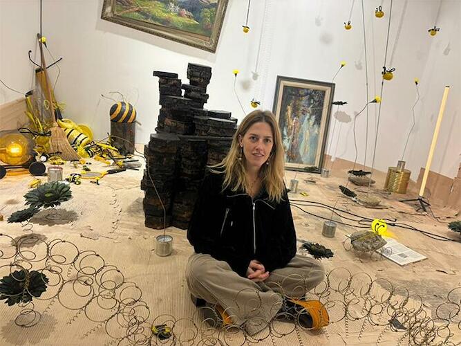 Cynthia Carllinni en Fundación El Mirador 