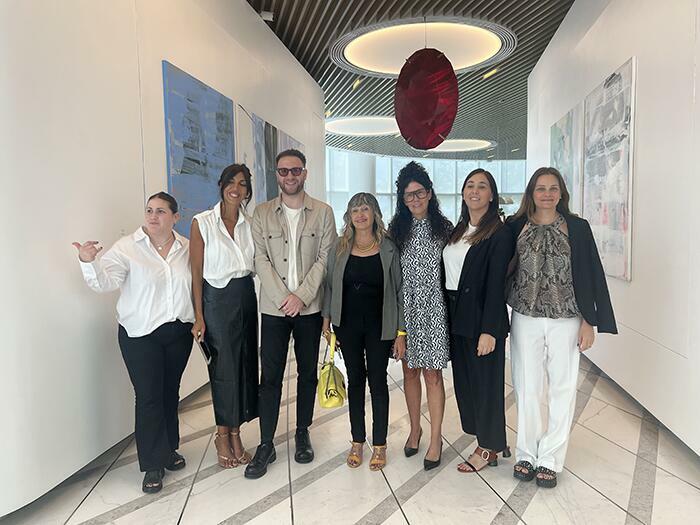 Guadalupe Monge, Maricel Carretti , Pabli Stein, Patricia Rizzo, Cynthia Cohen, Florencia Camacho y Anabella Ciana