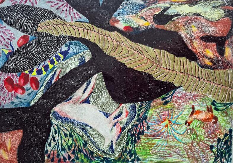 "Hidden place" de Julia Padilla (detalle)