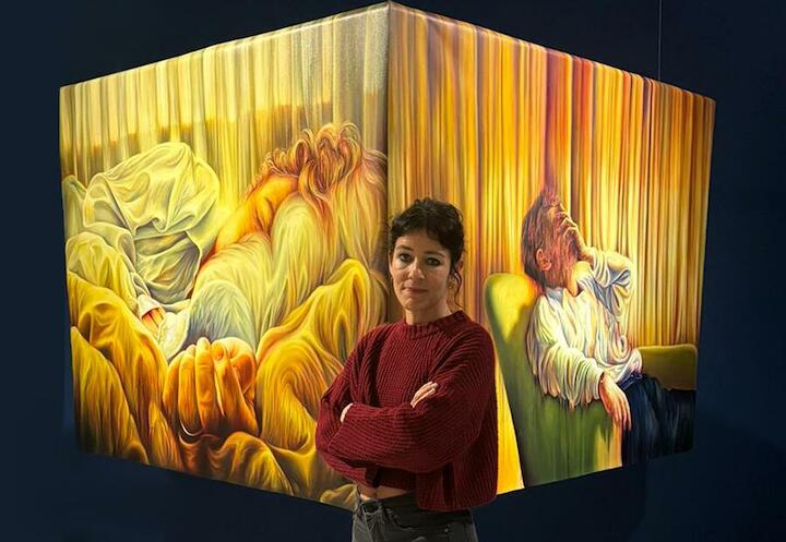 Elisa O'Farrell en el Museo Marco