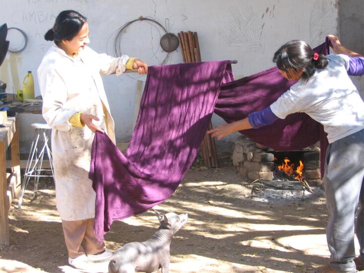 Preparación de las telas