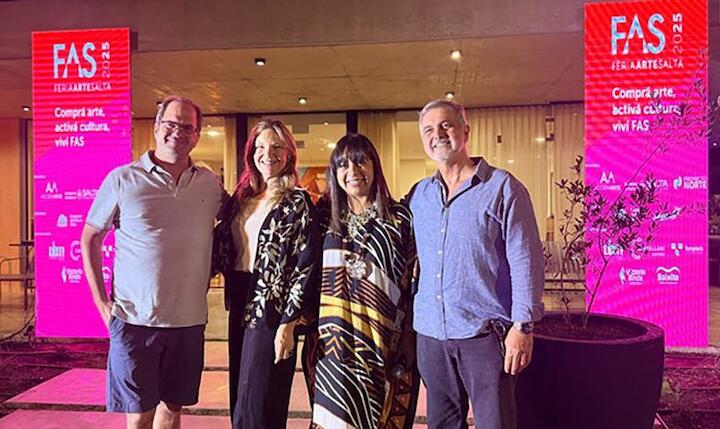 AccionArte, el grupo de gestores culturales integrado por Virginia Blaquier, Esteban Drincovich, Alfredo Muñoz y Claudia Lamas responsables de FAS