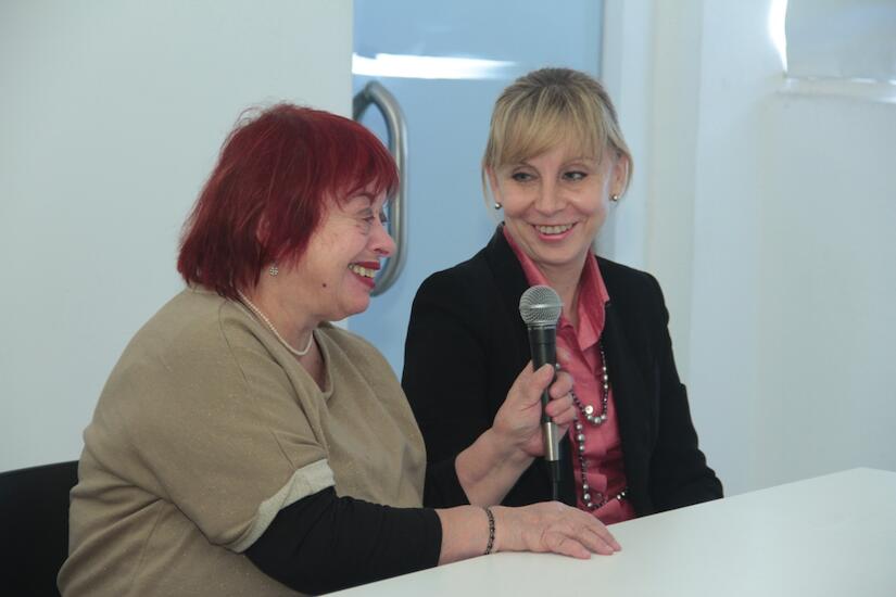 Graciela Taquini y María Victoria Alcaraz