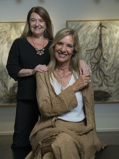 Mariana Povarché y Gaby Grobo