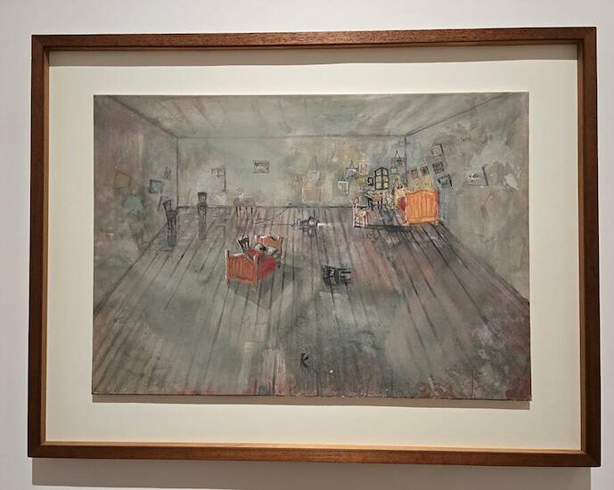 Obra Sin título (Homenaje a Van Gogh) de 1989