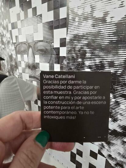 Detalle de la obra "Errancia"