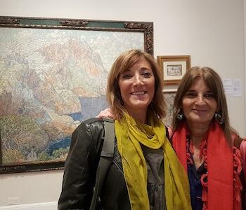 En la muestra ´Imágenes de ida y vuelta´ con Francisca Lladó Pol y María Elena Babino