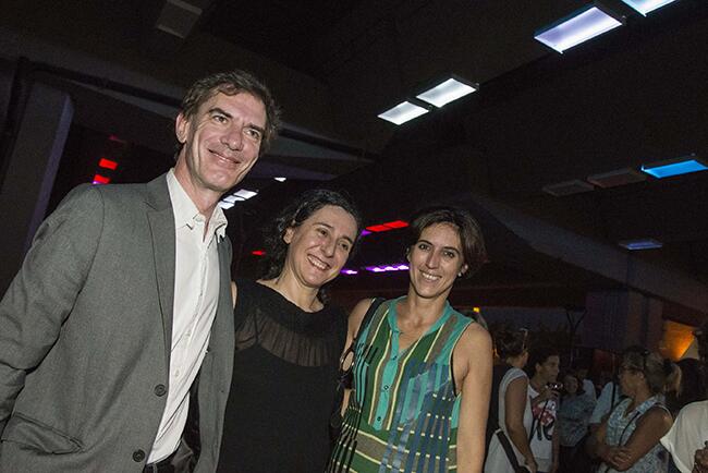 Darío Lopérfido, Gachi Hasper y Victoria Noorthoorn, directora del Mamba