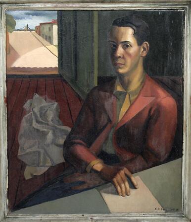 Autorretrato, óleo sobre madera, 87 x 75 cm, 1939