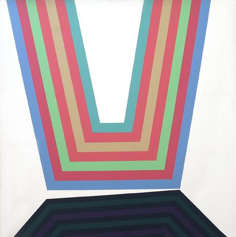 Juin 1971, acrílico sobre tela, 200 x 200 cm