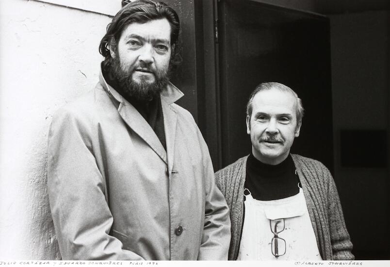 Julio Cortázar y Eduardo Jonquières