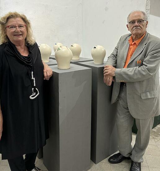 Alejandrina Cappadoro y Néstor Otero. Fotografía de Arte Online