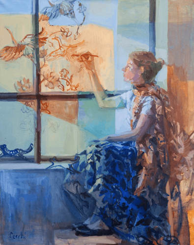 Paula Cecchi "Laurita" oleo sobre tela 80 x 60 cm 2015